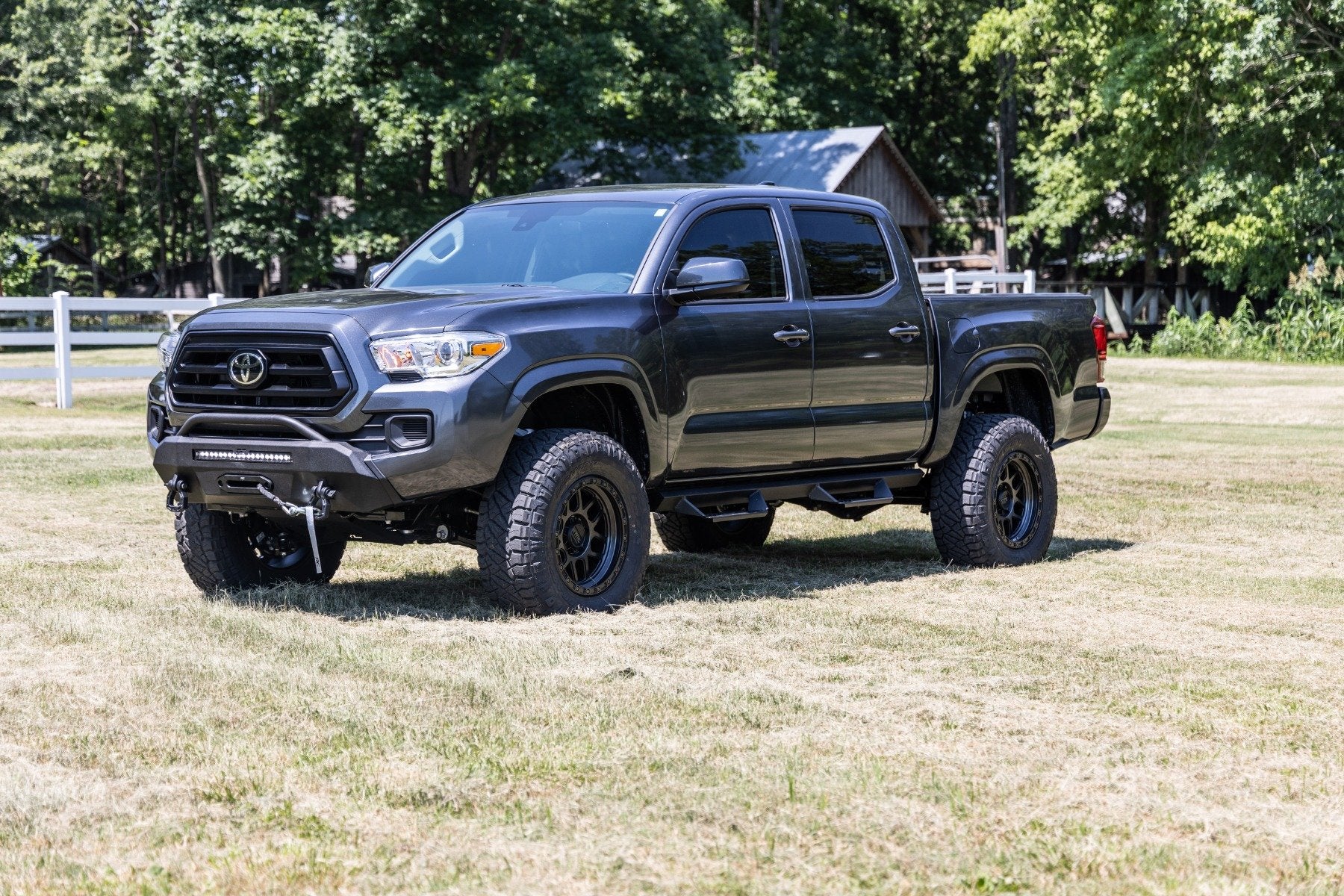 Rough Country Front Bumper Hybrid 20" Blk DRL LED Toyota Tacoma 4WD 16-23 10726 - Image 6