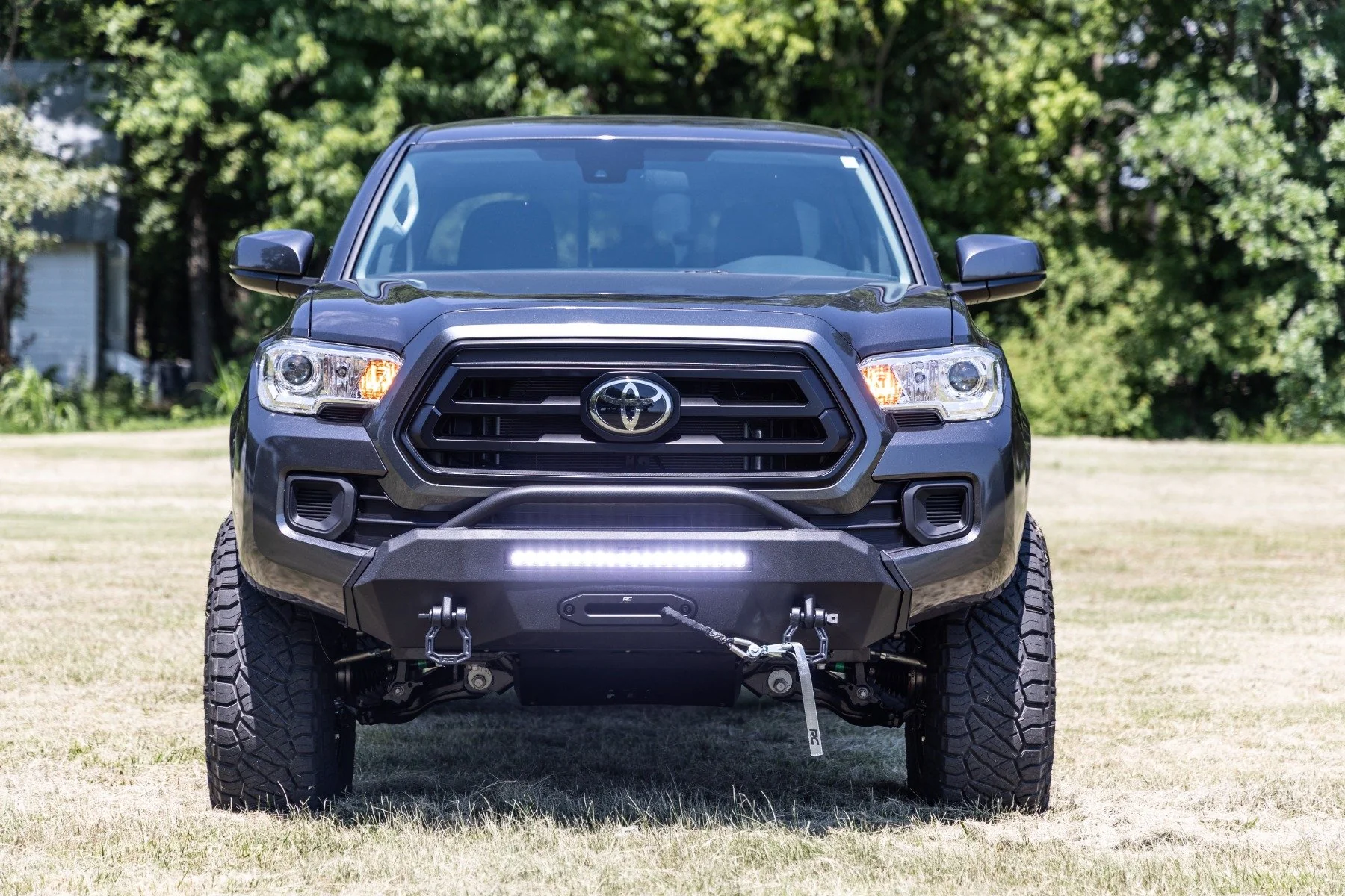 Rough Country Front Bumper Hybrid 20" Blk DRL LED Toyota Tacoma 4WD 16-23 10727 - Image 5