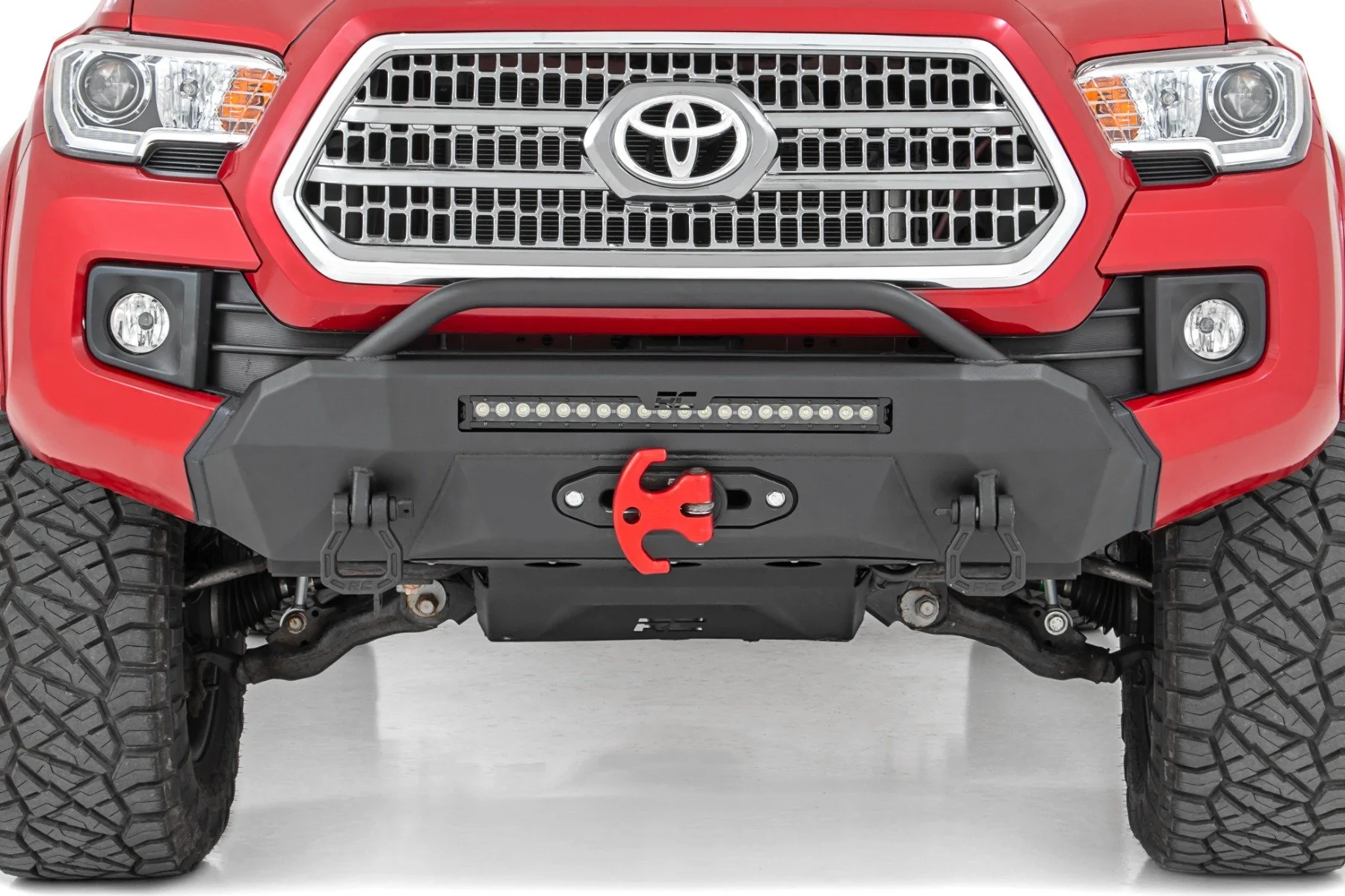 Rough Country Front Bumper Hybrid 20" Blk DRL LED Toyota Tacoma 4WD 16-23 10724 - Image 2