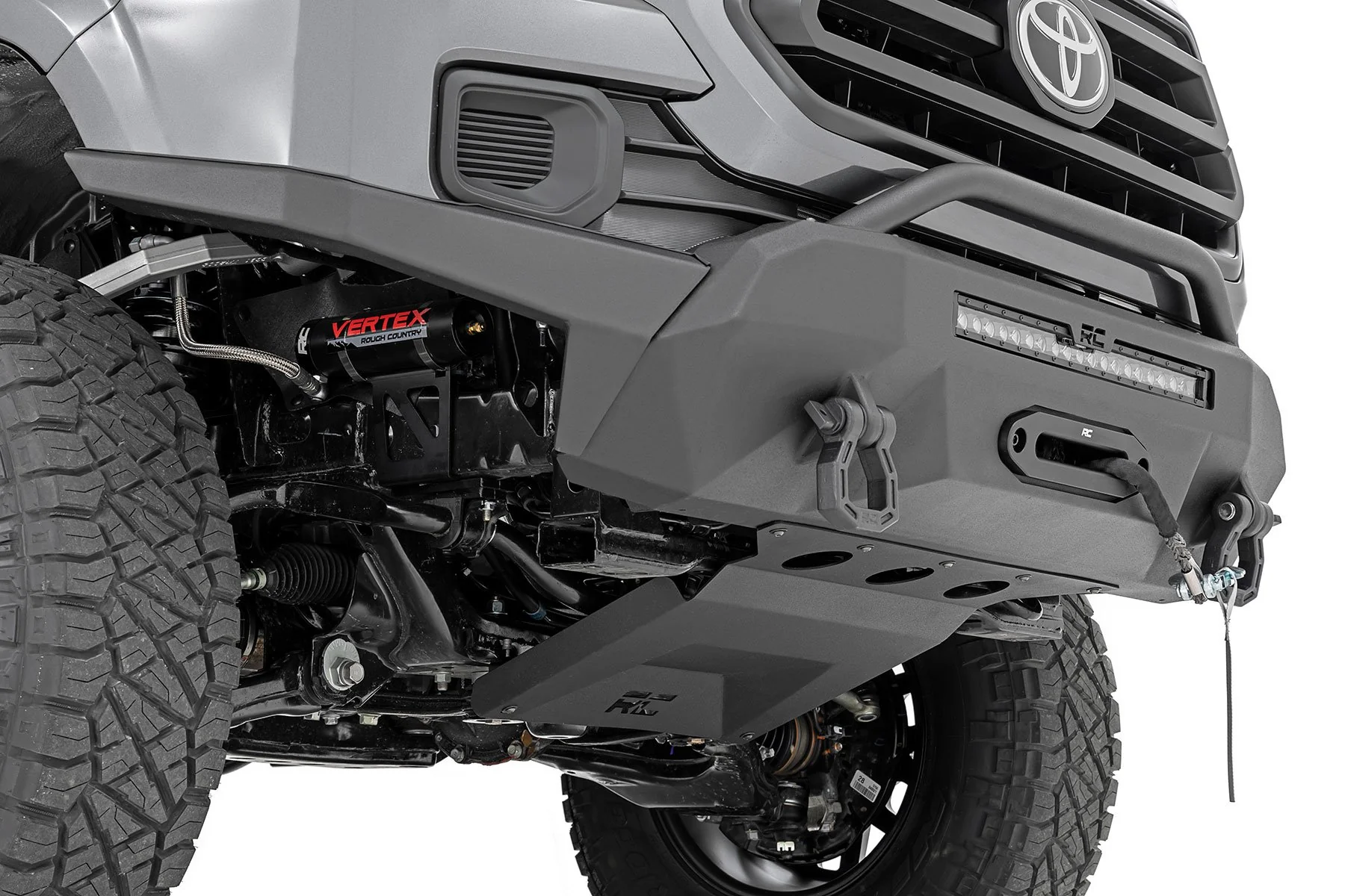 Rough Country Front Bumper Hybrid 20" Blk LED Toyota Tacoma 4WD (2016-2022) 10728 - Image 5