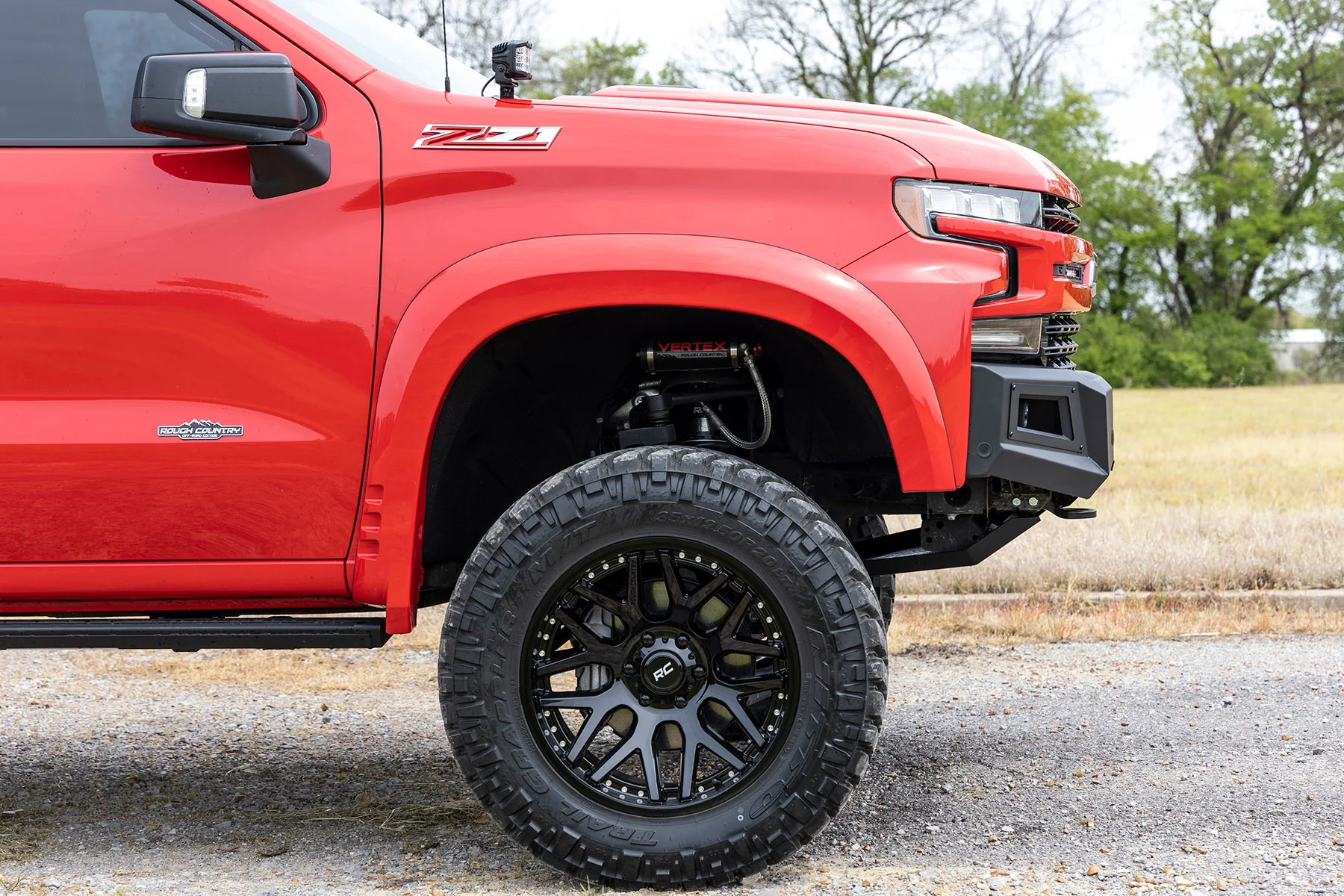 Rough Country Front Bumper Skid Plate Gas Chevy Silverado 1500 19-22 10757A - Image 7