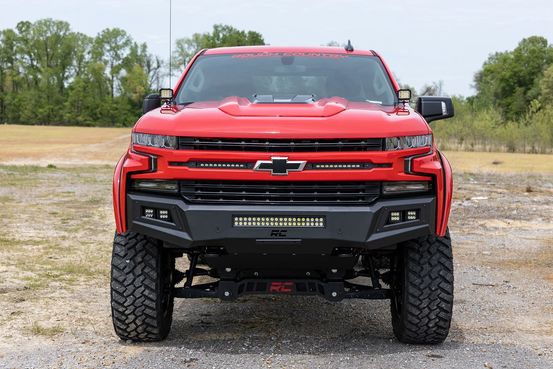 Rough Country Front Bumper Skid Plate Gas Chevy Silverado 1500 19-22 10757A - Image 9