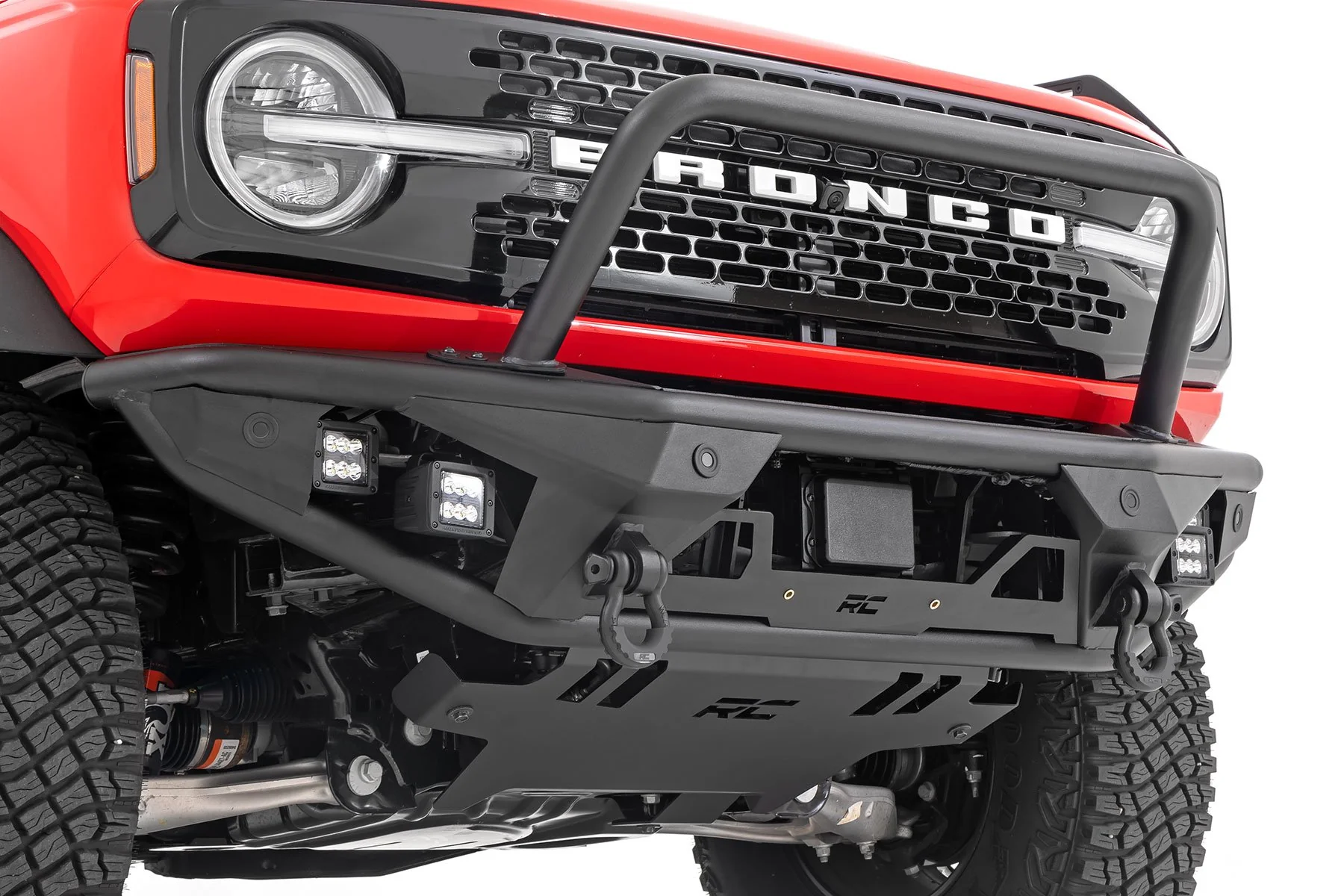 Rough Country Front Bumper Tubular Ford Bronco 21-23 51200A - Image 2