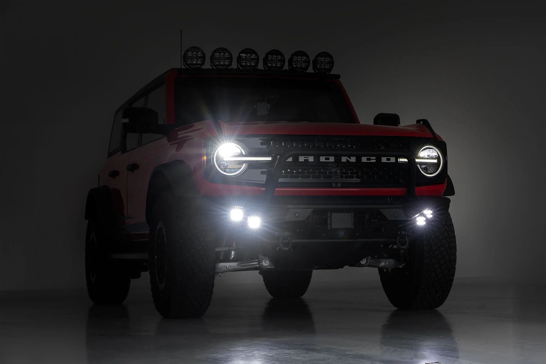 Rough Country Front Bumper Tubular Ford Bronco 21-23 51200A - Image 5