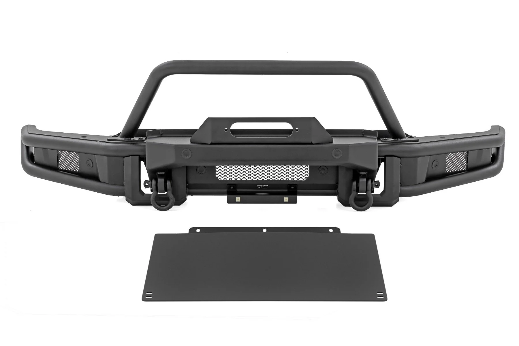 Rough Country Front Bumper Tubular Winch Mount for Ram 1500 19-24 51214W - Image 5