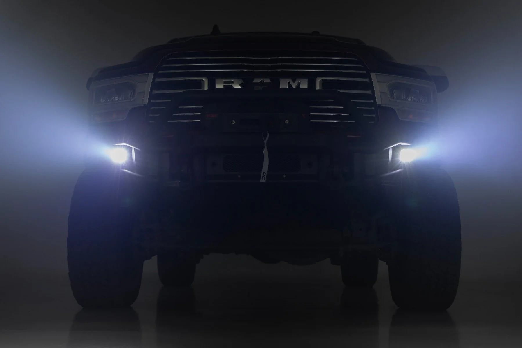 Rough Country Front Bumper | Tubular |Winch Mount | for Ram 2500/3500 2WD/4WD (2019-2026) 51212W - Image 6