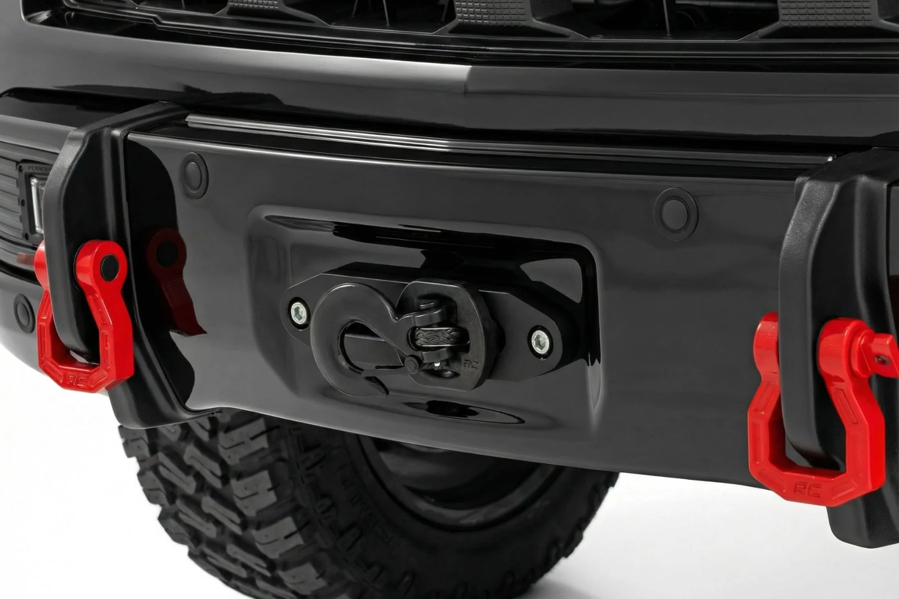 Rough Country Front FXS Bumper 12000S GBA Black Chevy Silverado 1500 23-26 13007-GBA - Image 4