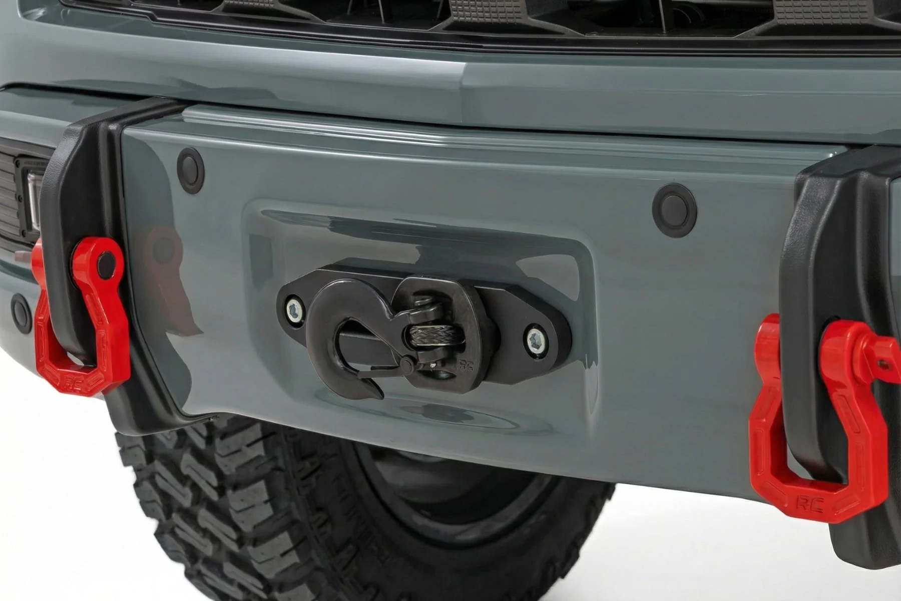 Rough Country Front FXS Bumper 12000S GBD Cypress Gray Chev Silverado 1500 23-26 13007-GBD - Image 4