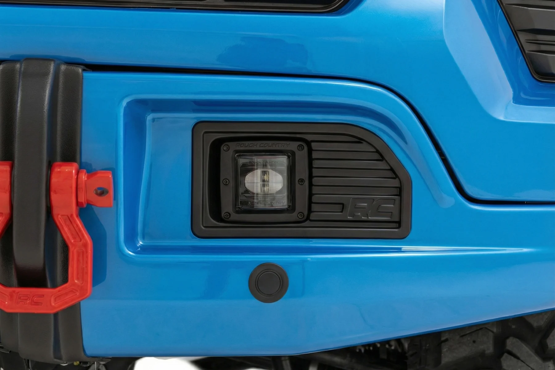 Rough Country Front FXS Bumper 12000S GLT Glacier Blue Chev Silverado 1500 23-26 13007-GLT - Image 5