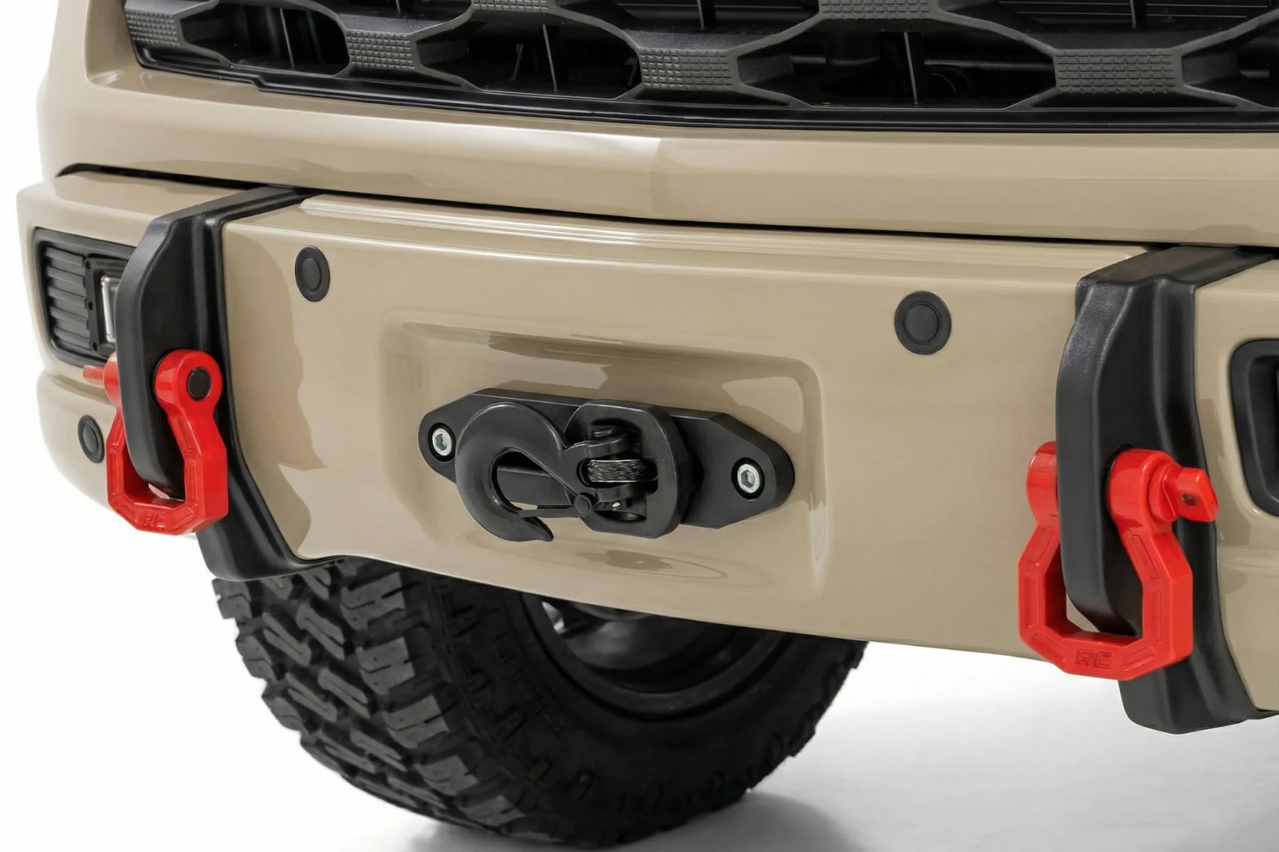 Rough Country Front FXS Bumper 12000S GTL Sand Dune Silverado 1500 23-26 13007-GTL - Image 4