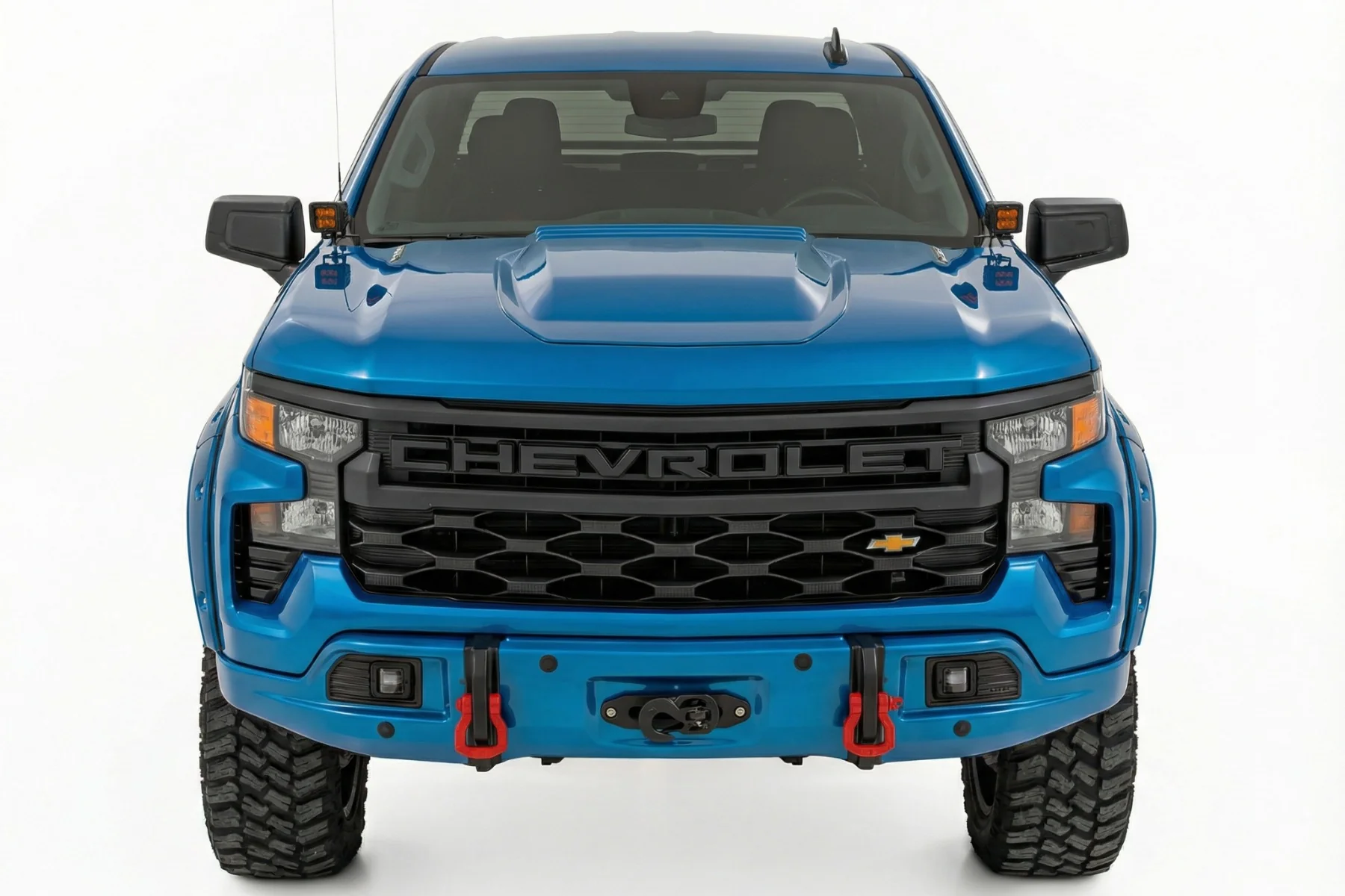 Rough Country Front FXS Bumper 12000S GXP Lakeshore Blue Silverado 1500 23-26 13007-GXP - Image 2
