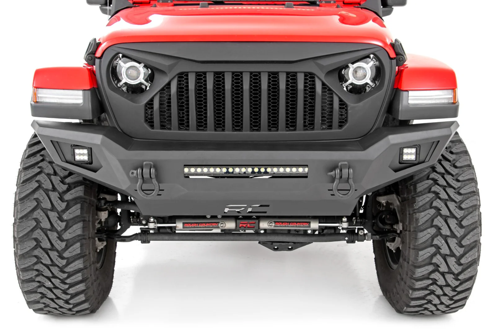 Rough Country Front High Clearance Bumper Jeep Gladiator JT/Wrangler JL 10635 - Image 4