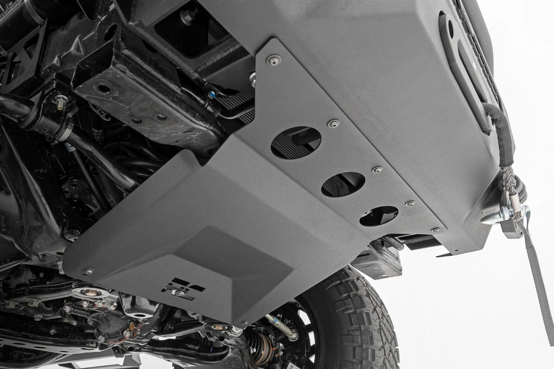 Rough Country Front Hybrid Bumper 20" Blk LED Toyota Tacoma 4WD 16-23 10722 - Image 3