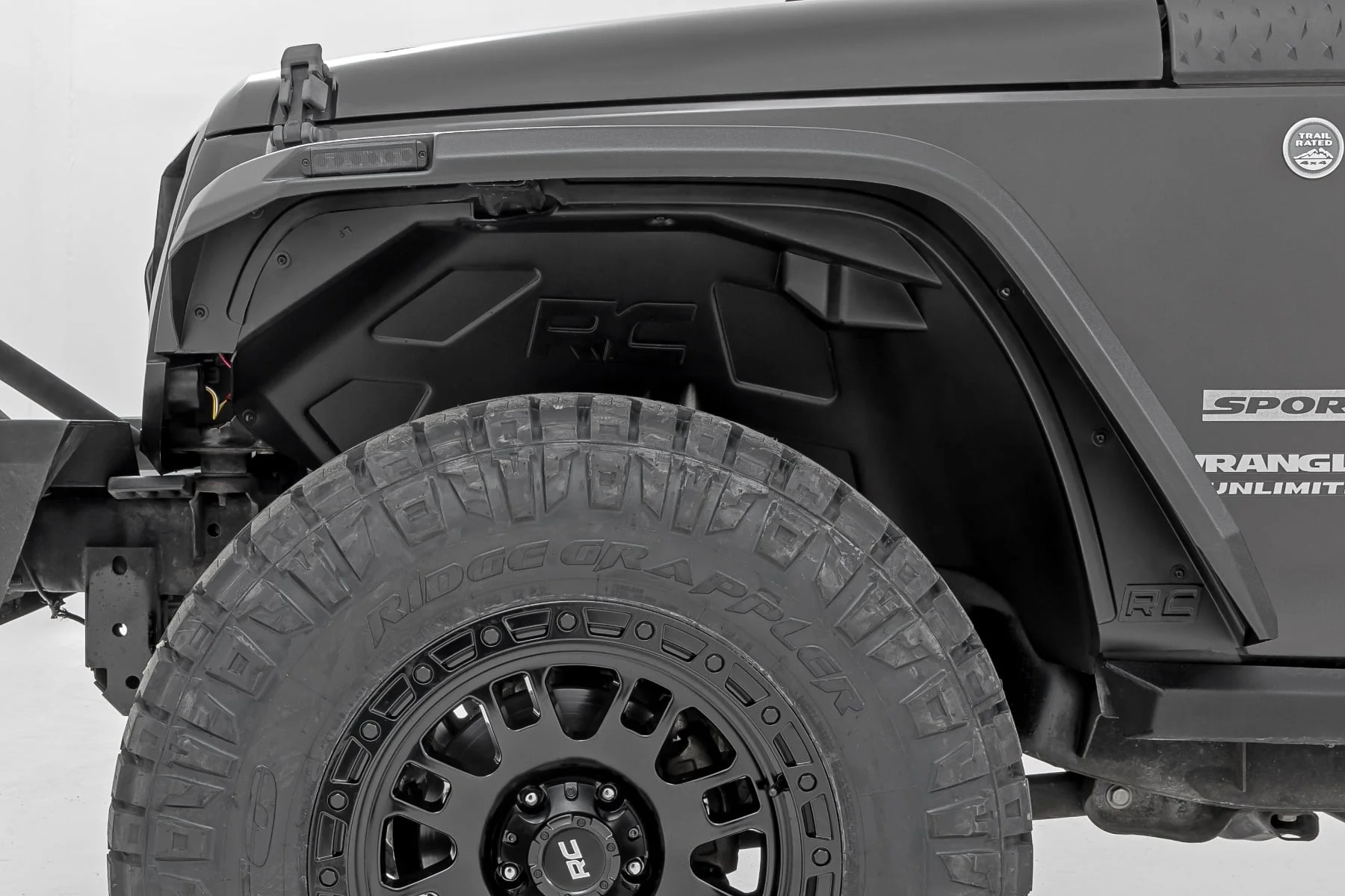 Rough Country Front Wheel Well Liners | for Jeep Wrangler Unlimited 07-18 4194A - Image 3