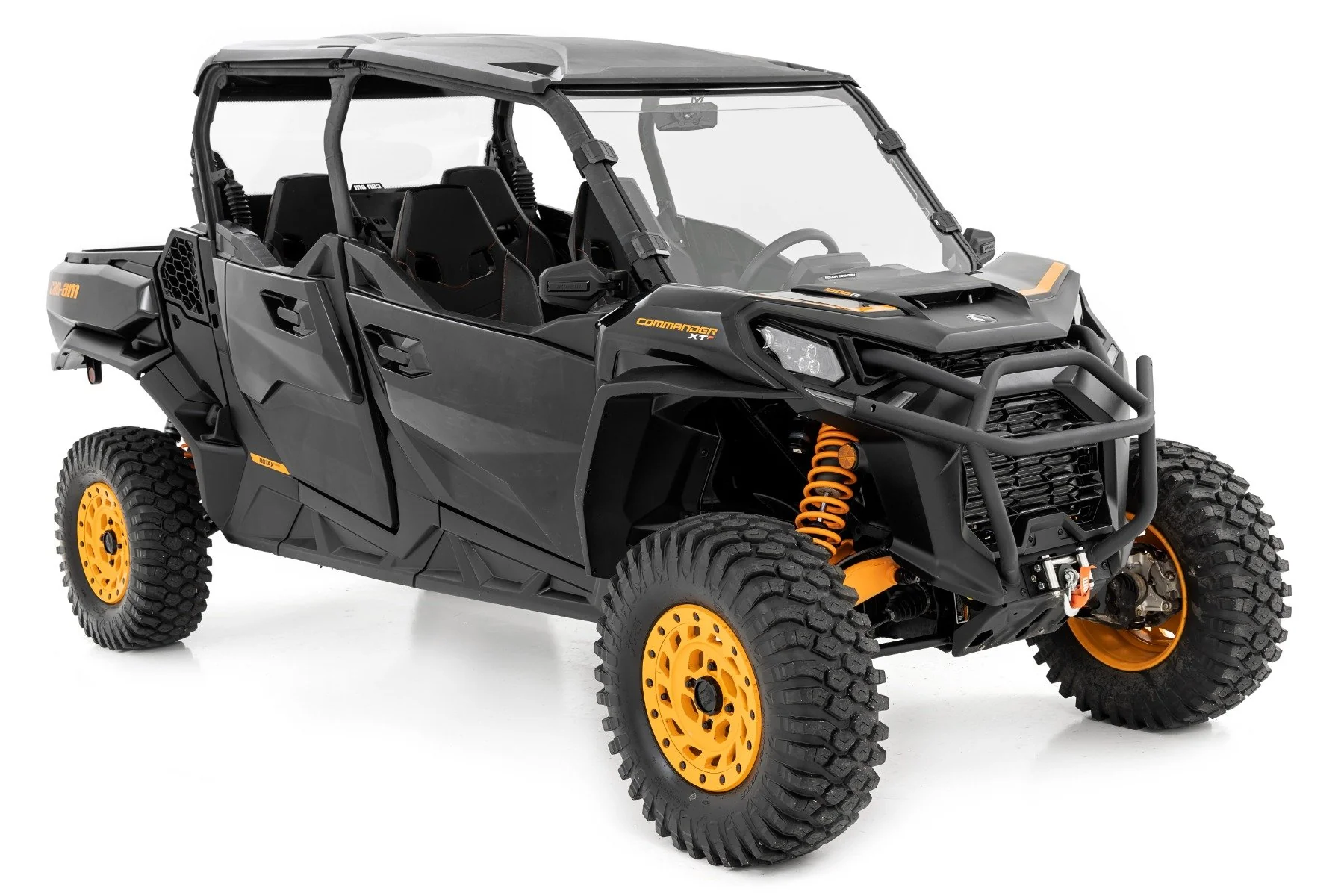 Rough Country Full Windshield Scratch Resistant Can-Am Commander XT 21-22 98102230 - Image 4