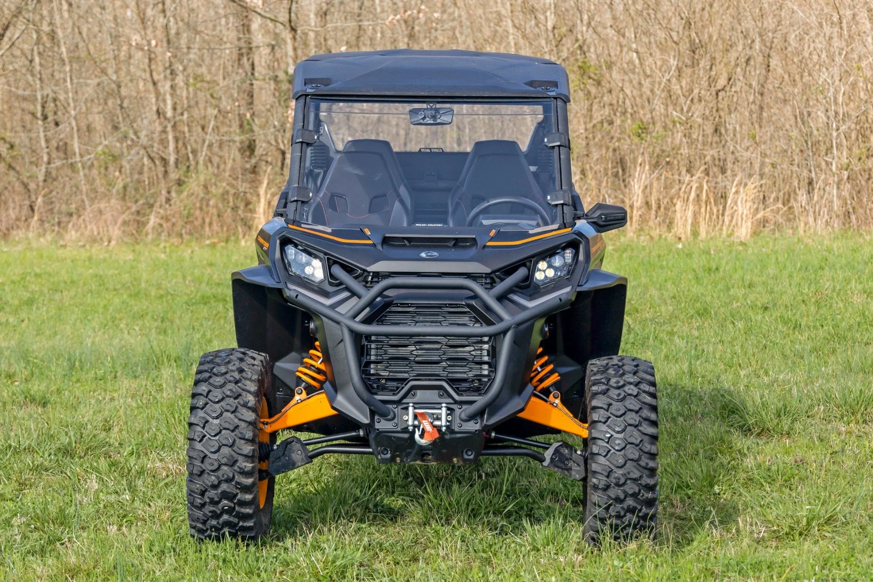 Rough Country Full Windshield Scratch Resistant Can-Am Commander XT 21-22 98102230 - Image 6