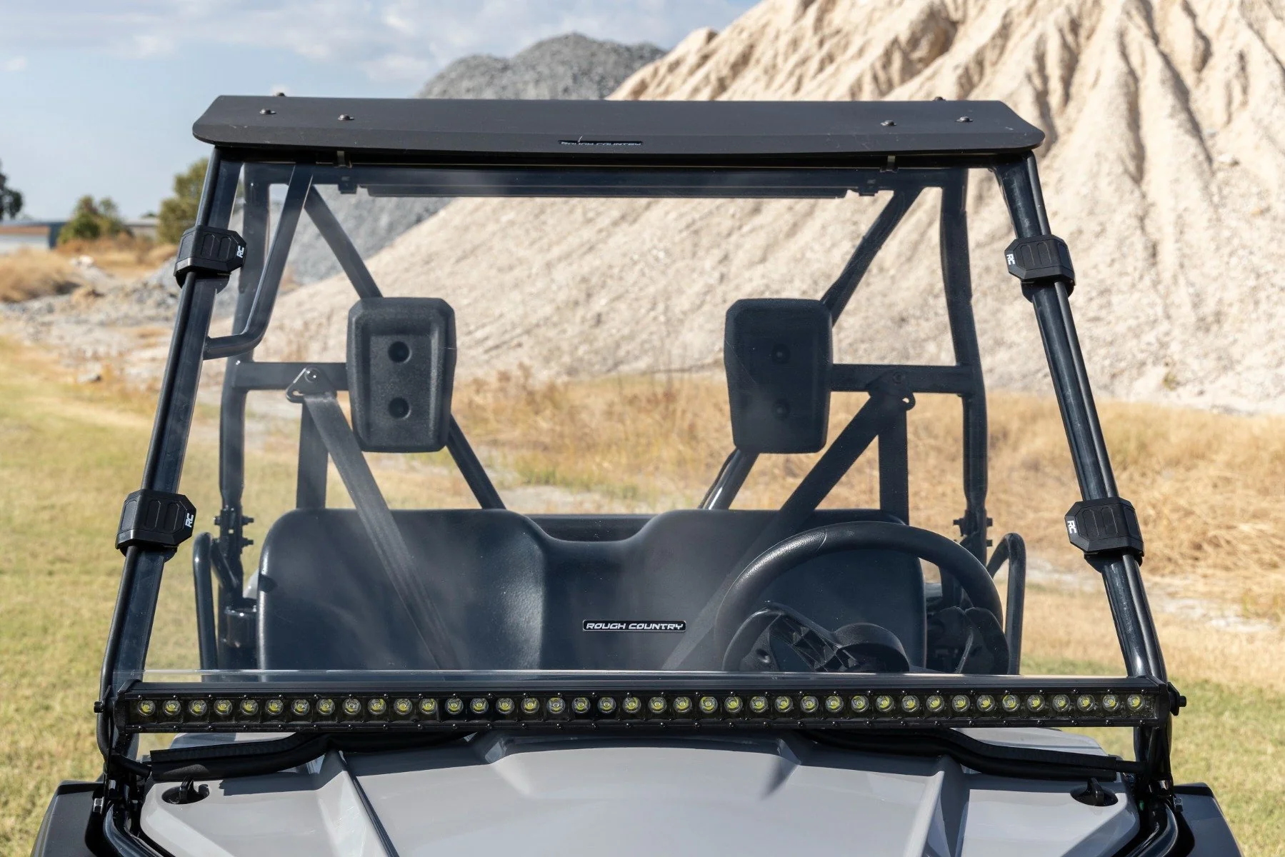 Rough Country Full Windshield Scratch Resistant for Honda Pioneer 520 98122220 - Image 6