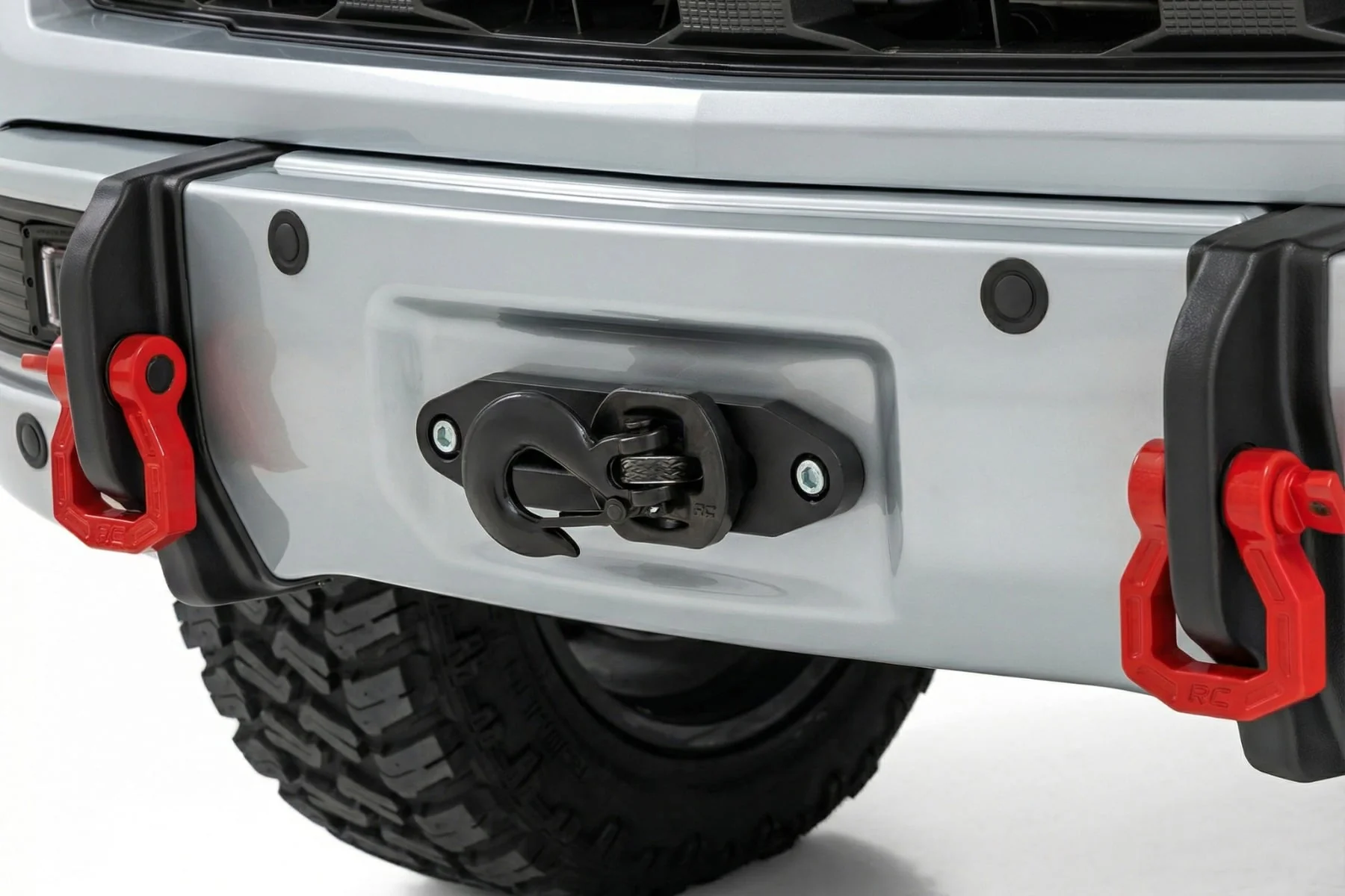 Rough Country FXS Bumper 12000S GAN Silver Ice Metallic Silverado 1500 23-26 13007-GAN - Image 4