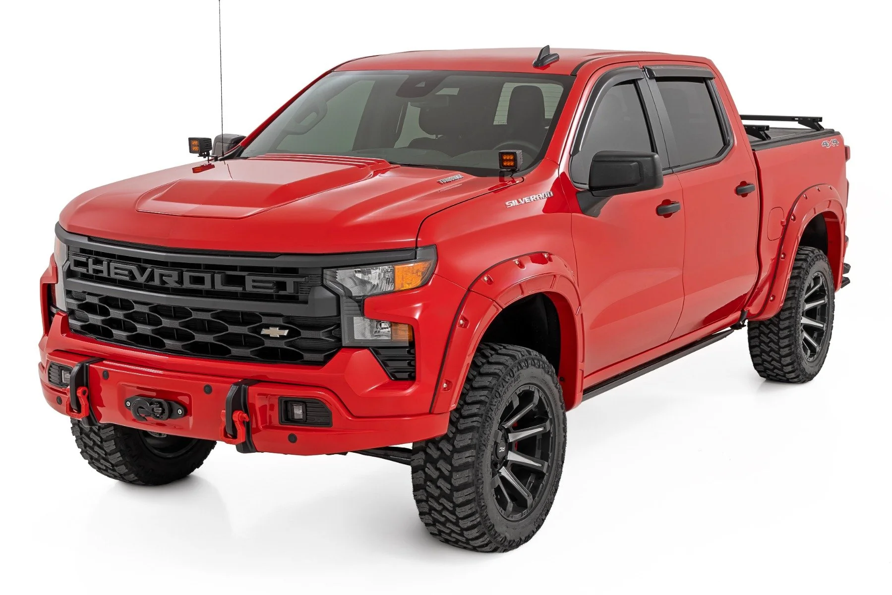 Rough Country GCN Victory Red | 2023+ Silverado Metal Bumper / Plastic Cover 13006-GCN - Image 3