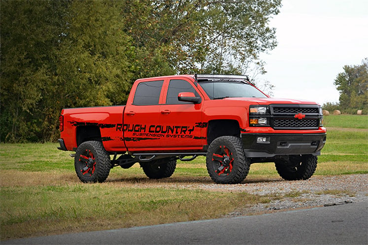 Rough Country GM 54" Curved LED Light Bar Upper Windshield Mounts 14-18 1500 PU 70514 - Image 3