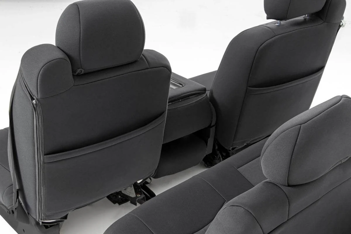 Rough Country GM Neoprene Rear Seat Cover Black 99-06 1500 91014 - Image 2