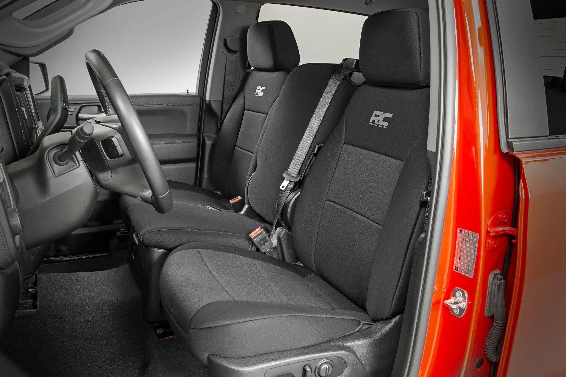 Rough Country GM Neoprene Seat Covers Front and Rear Black 19-21 1500 91036 - Image 2