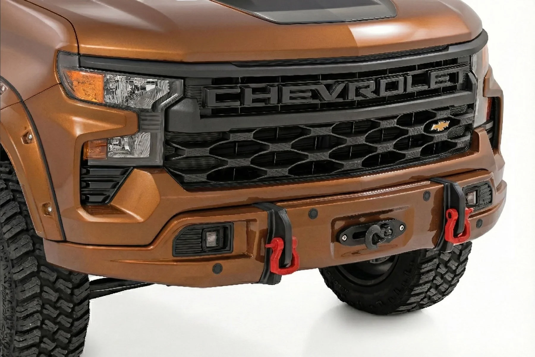 Rough Country GXN Harvest Bronze | 2023+ Silverado Metal Bumper / Plastic Cover 13006-GXN