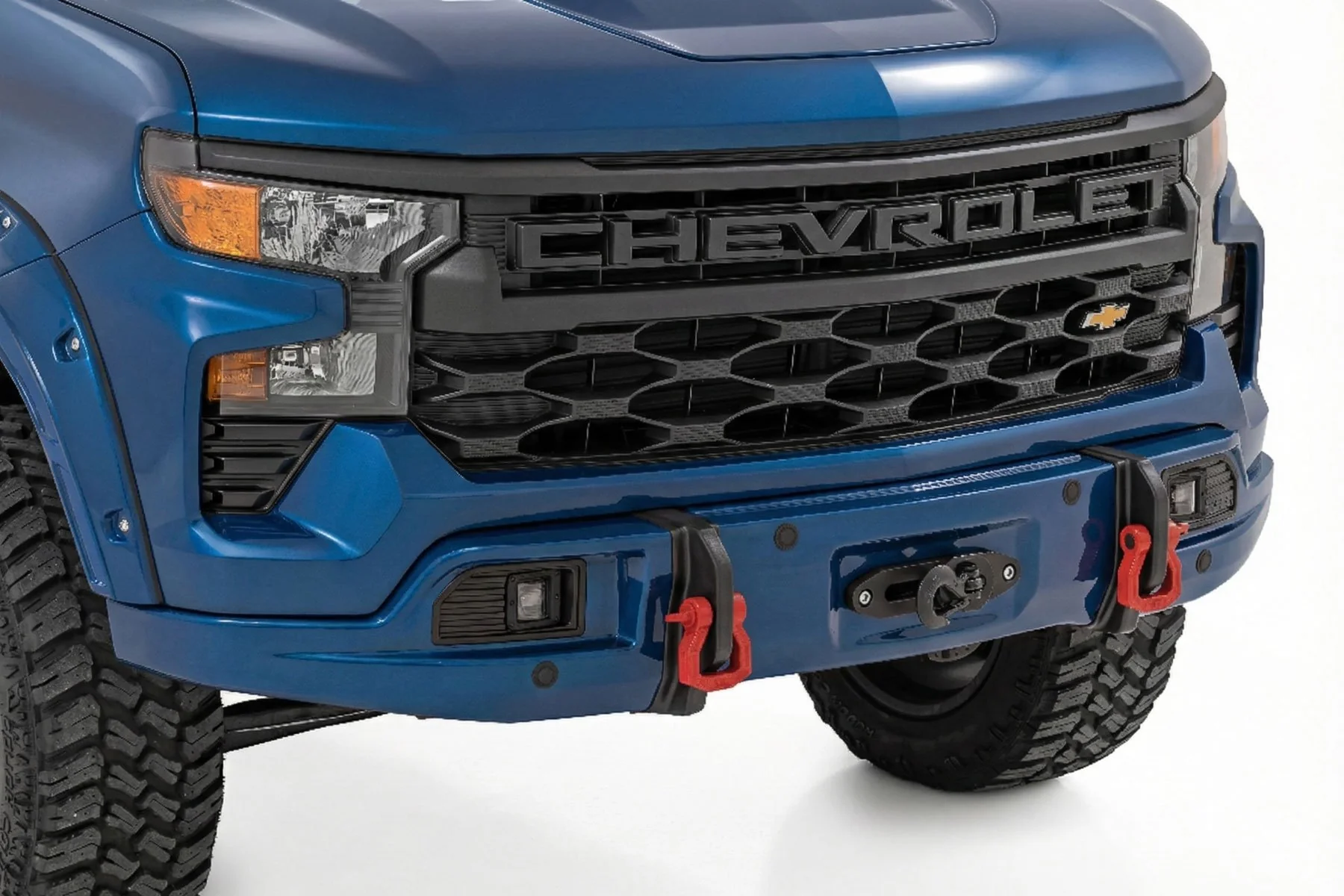 Rough Country GXP Lakeshore Blue | 2023+ Silverado Metal Bumper / Plastic Cover 13006-GXP