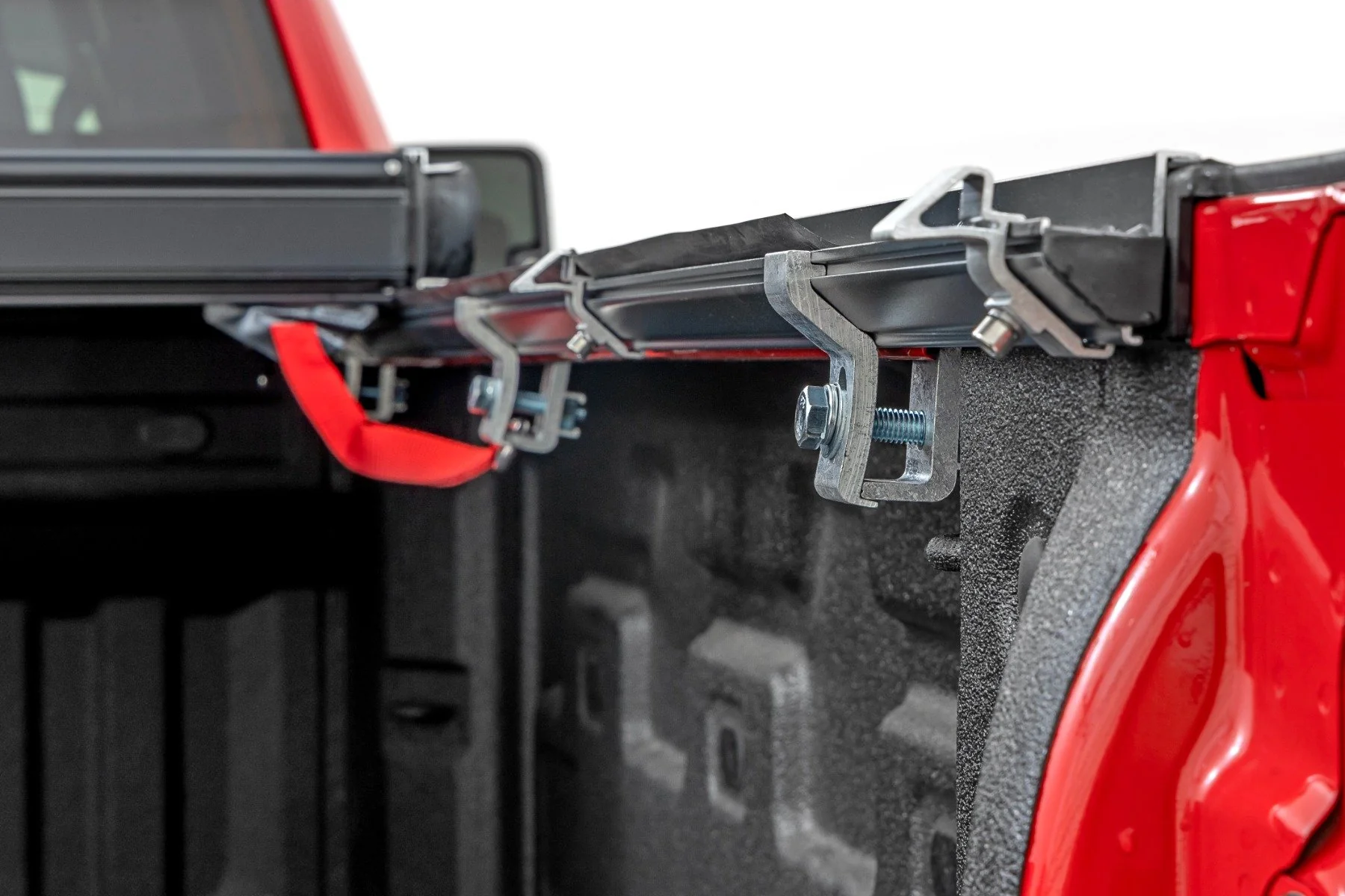 Rough Country Hard Bed Cover 6'9" Bed Rail Caps Chevy/GMC 2500HD/3500HD 20-24 47120651B - Image 5