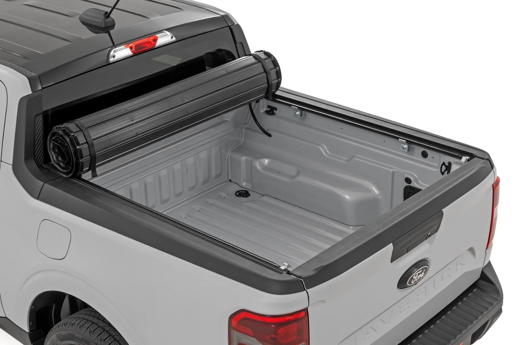 Rough Country Hard Roll Up Bed Cover | 4'6" Bed | for Ford Maverick 2WD/4WD (2022-2026) 50214500 - Image 2
