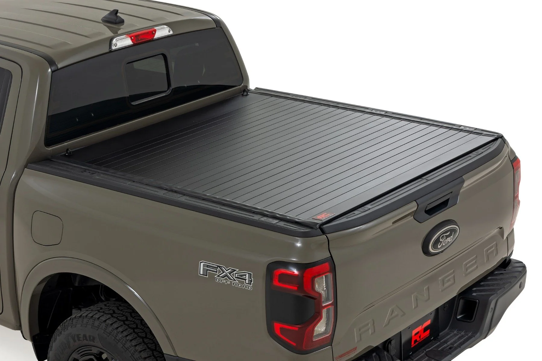 Rough Country Hard Roll Up Bed Cover | 5' Bed | for Ford Ranger 24-25 50210520