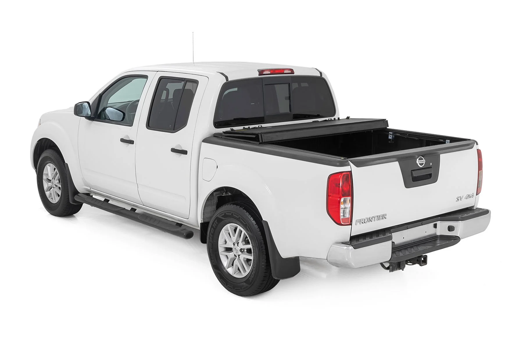 Rough Country Hard Tri-Fold Flip Up Bed Cover 5' Bed Nissan Frontier 05-21 49520501 - Image 4