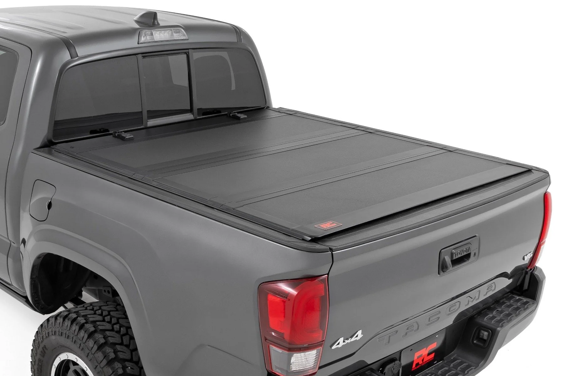 Rough Country Hard Tri-Fold Flip Up Bed Cover 5' Bed Toyota Tacoma 16-23 49420500
