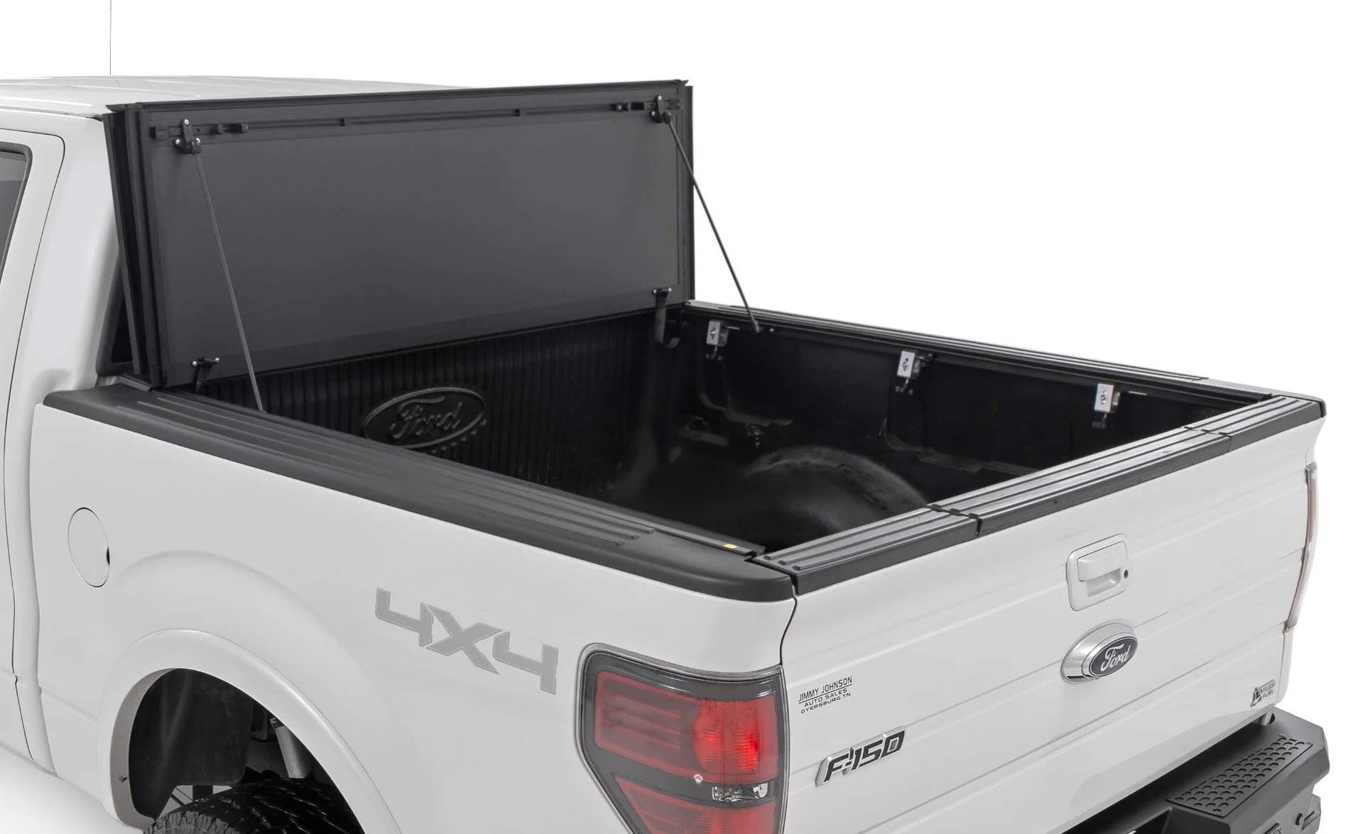 Rough Country Hard Tri-Fold Flip Up Bed Cover 5'7" Bed Ford F-150 04-14 49214550 - Image 2