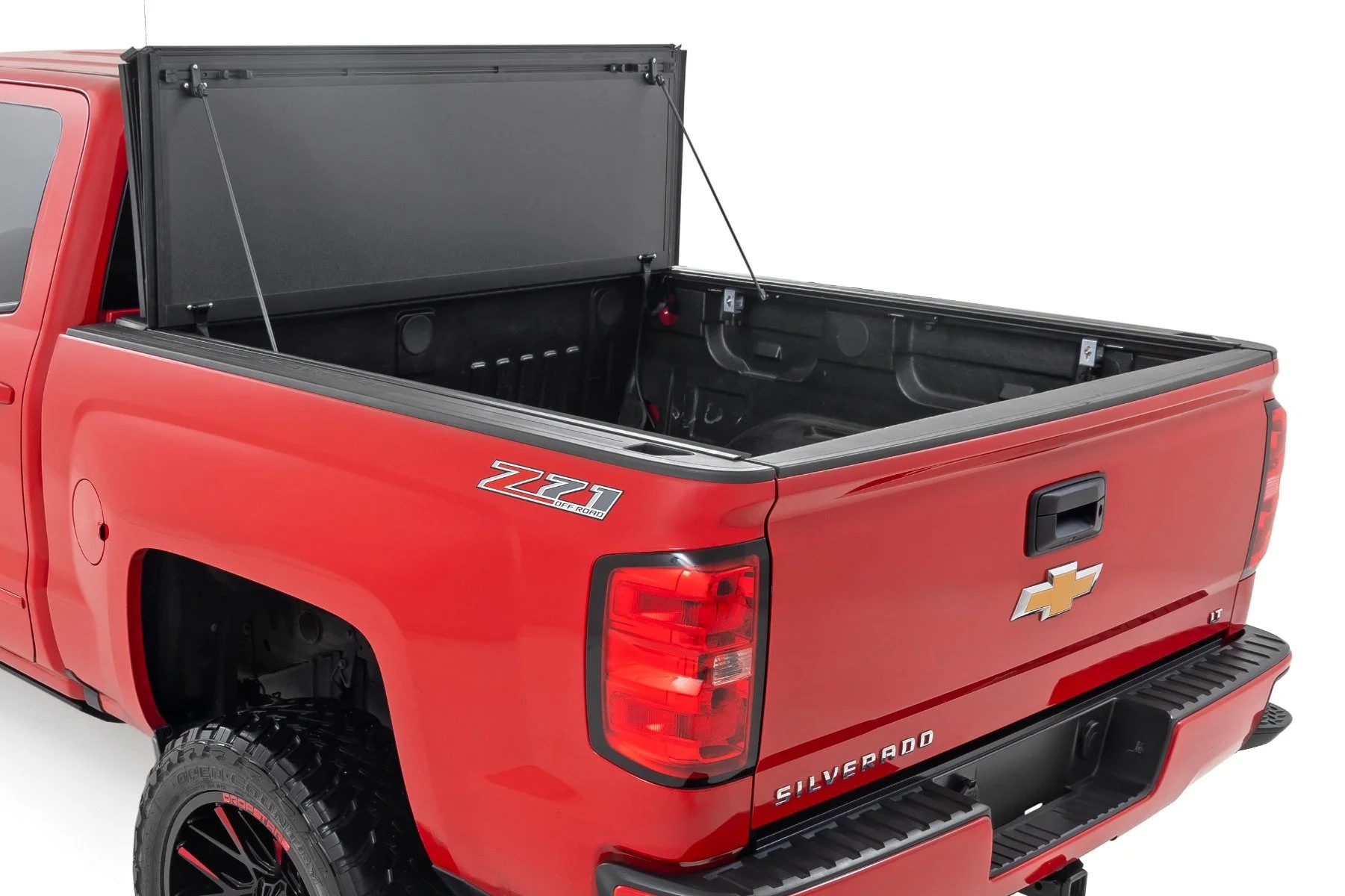Rough Country Hard Tri-Fold Flip Up Bed Cover 5'9" Bed Chevy/GMC 1500 14-18 49119551 - Image 2