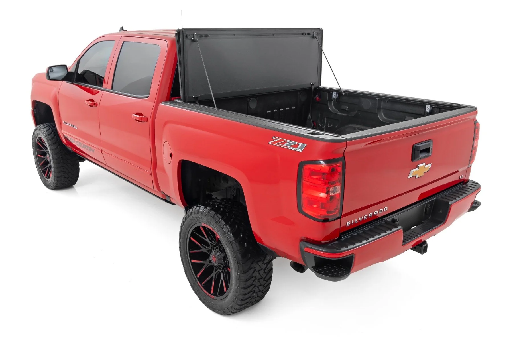 Rough Country Hard Tri-Fold Flip Up Bed Cover 5'9" Bed Chevy/GMC 1500 14-18 49119551 - Image 5