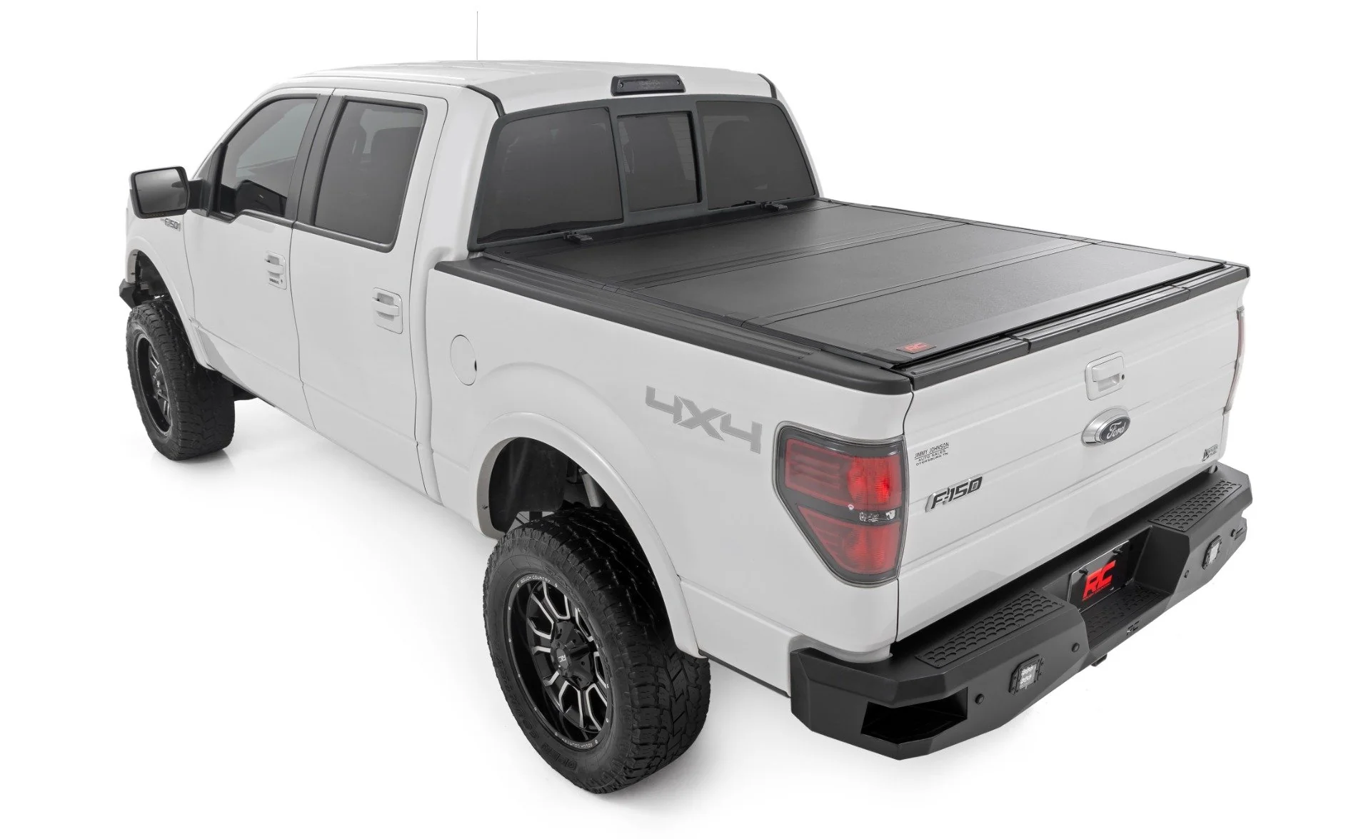 Rough Country Hard Tri-Fold Flip Up Bed Cover 6'7" Ford F150 04-14 49214650 - Image 3