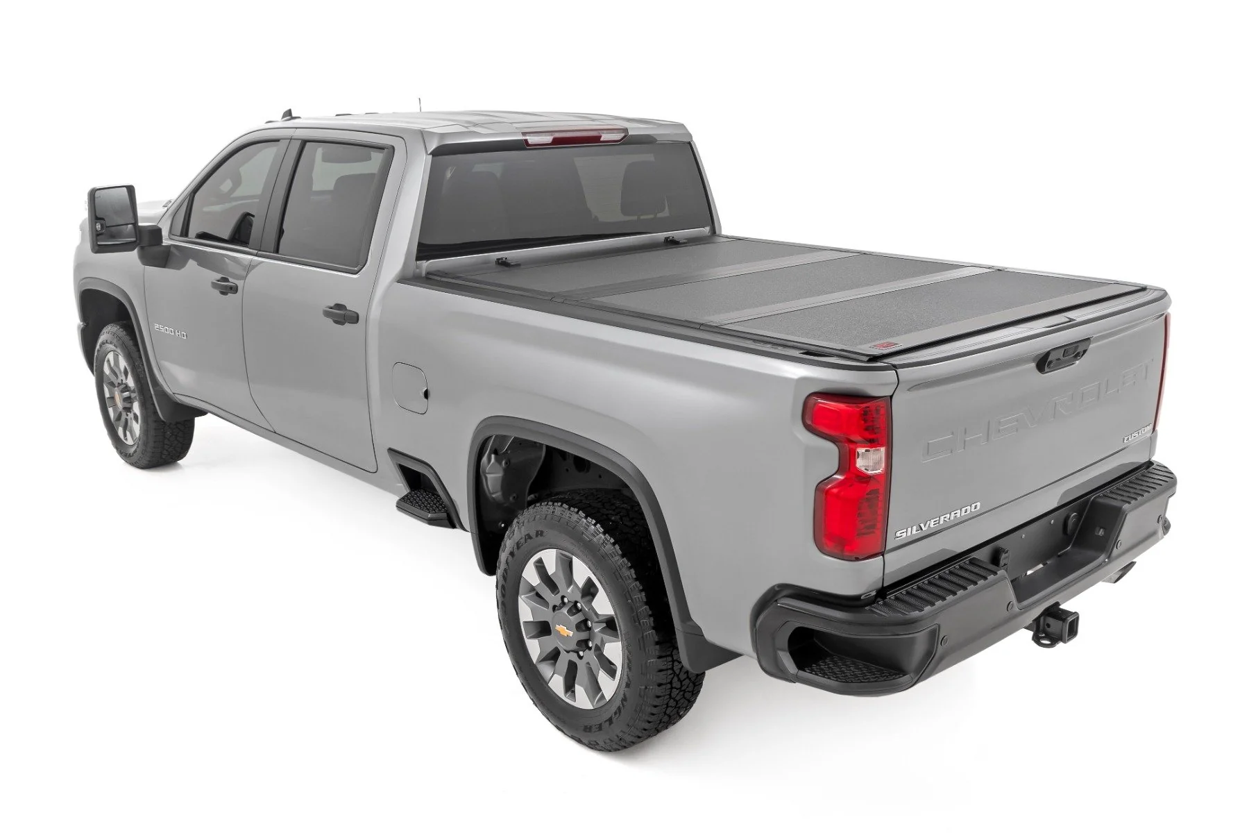 Rough Country Hard Tri-Fold Flip Up Bed Cover 6'9" Bed Chevy/GMC 2500HD 20-24 49120651 - Image 3
