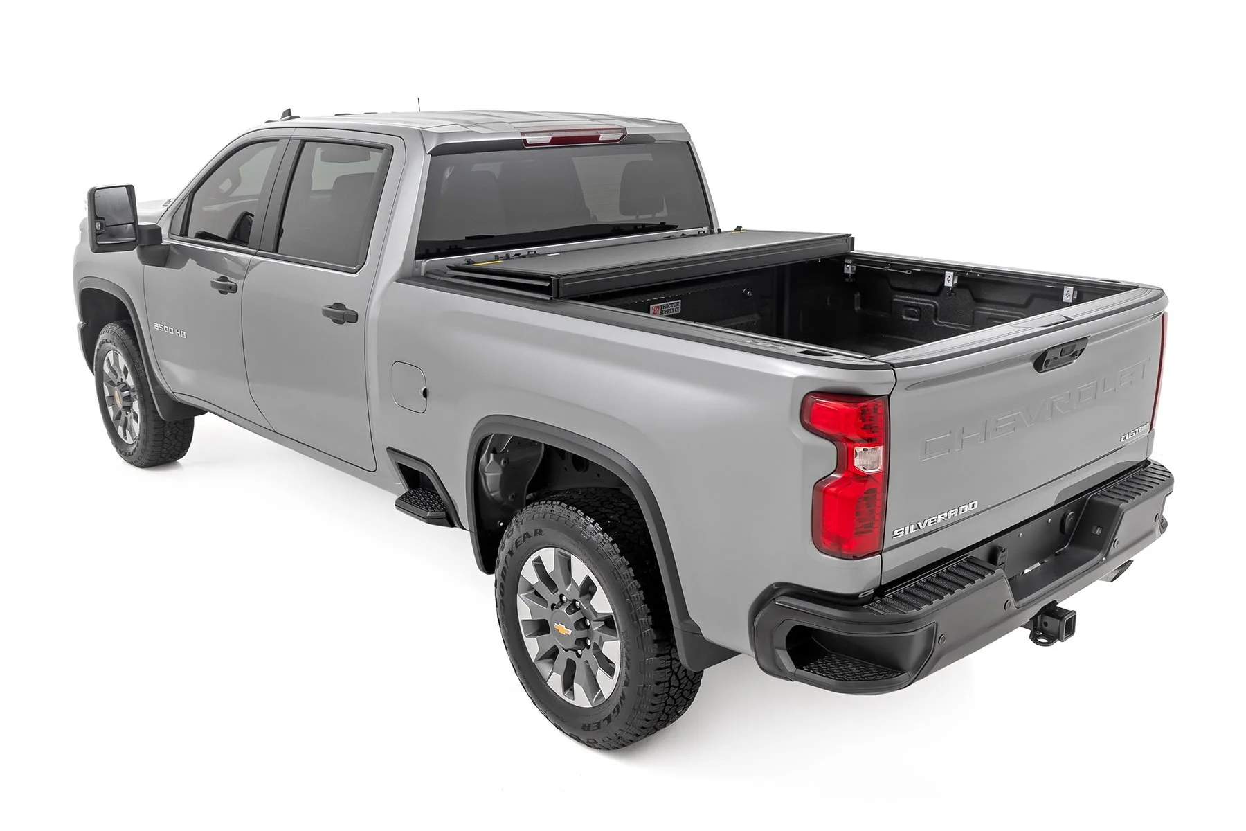 Rough Country Hard Tri-Fold Flip Up Bed Cover 6'9" Bed Chevy/GMC 2500HD 20-24 49120651 - Image 4
