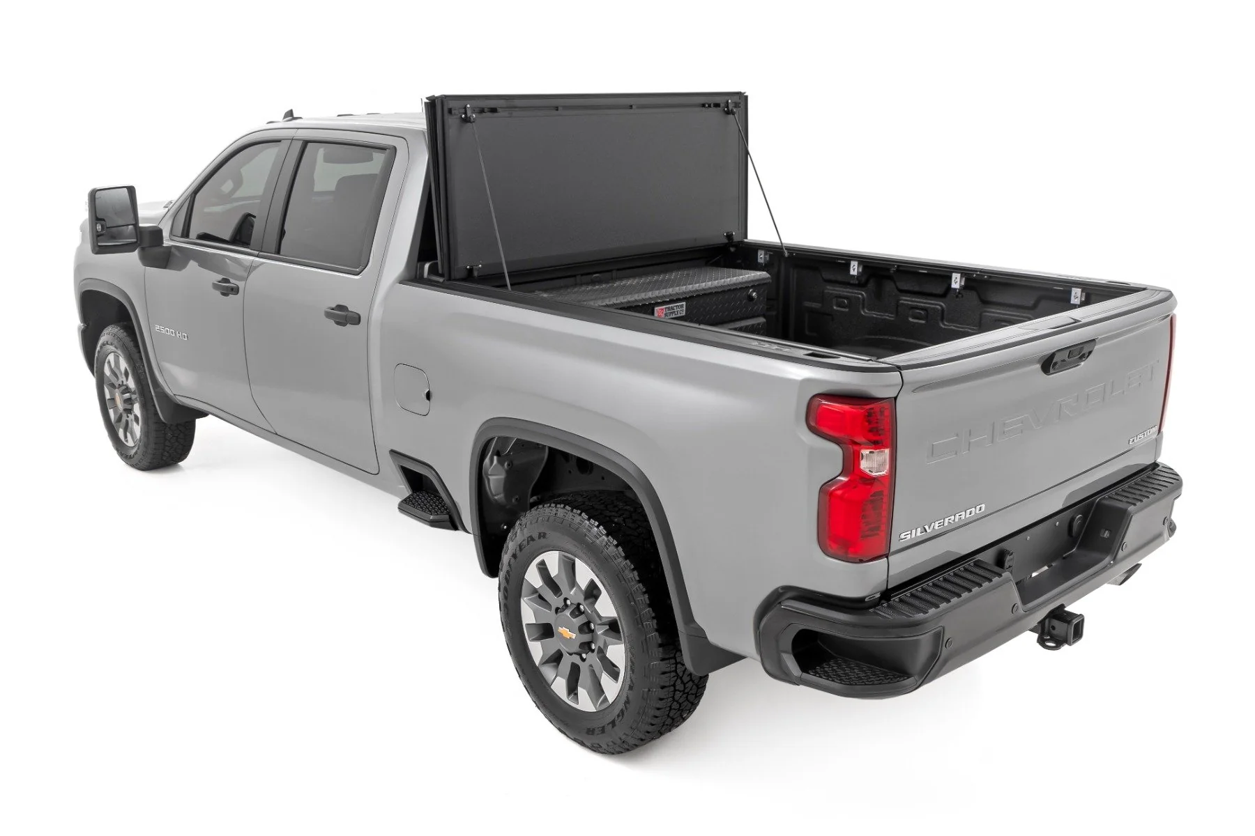 Rough Country Hard Tri-Fold Flip Up Bed Cover 6'9" Bed Chevy/GMC 2500HD 20-24 49120651 - Image 5