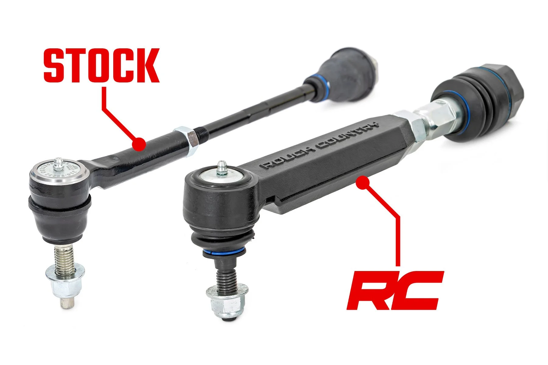 Rough Country HD Forged Tie Rod End for Chevy/GMC 2500/3500HD 11-19 11016 - Image 4