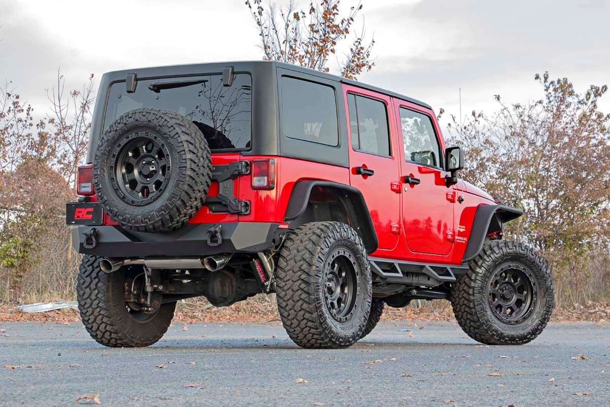 Rough Country HD Hinged Spare Tire Carrier Kit 07-18 Jeep JK Wrangler 10523 - Image 4