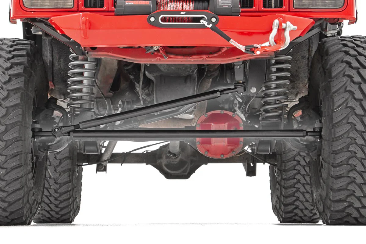 Rough Country HD Steering Upgrade Kit w/ Stabilizer Jeep XJ TJ ZJ MJ 10613 - Image 5