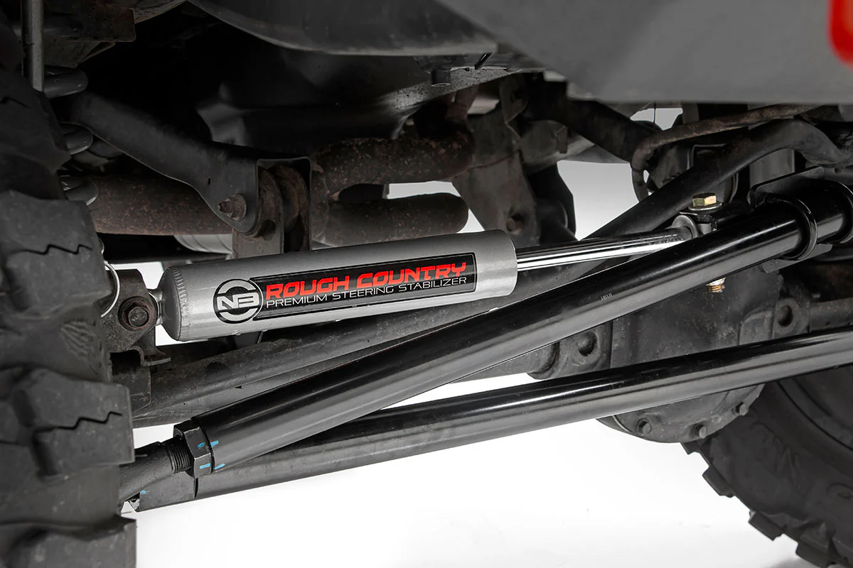Rough Country HD Steering Upgrade Kit w/ Stabilizer Jeep XJ TJ ZJ MJ 10613 - Image 7