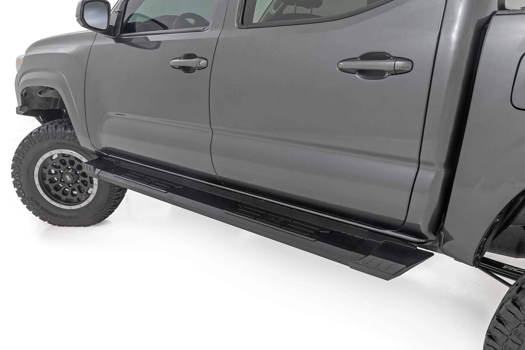 Rough Country HD2 Running Boards Double Cab Toyota Tacoma 05-23 SRB051785A - Image 2