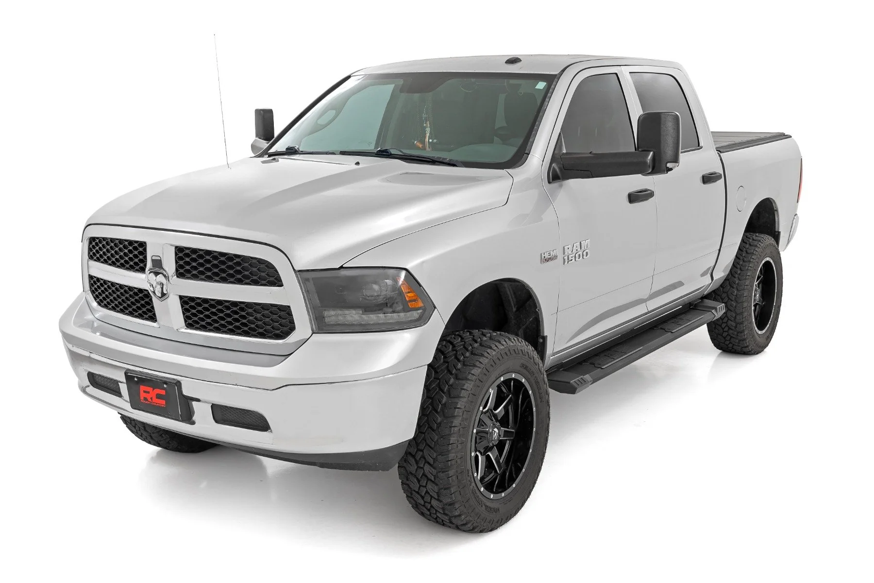 Rough Country HD2 Running Boards Quad Cab Ram 1500/2500/3500 2WD/4WD SRB091777A - Image 3