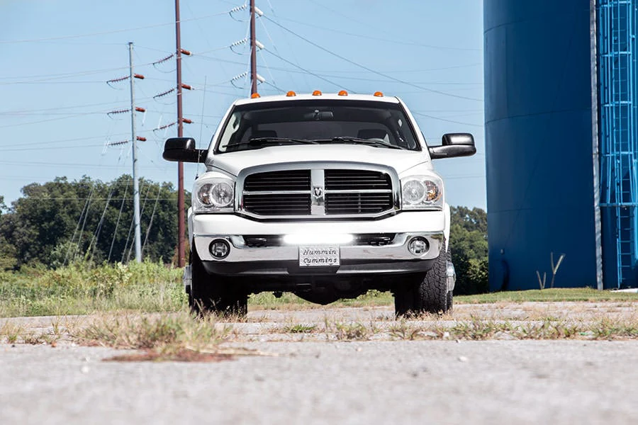 Rough Country Hidden Kit w/20" LED Light Bar BLK DRL 03-18 RAM 2500 70568BLDRL - Image 5