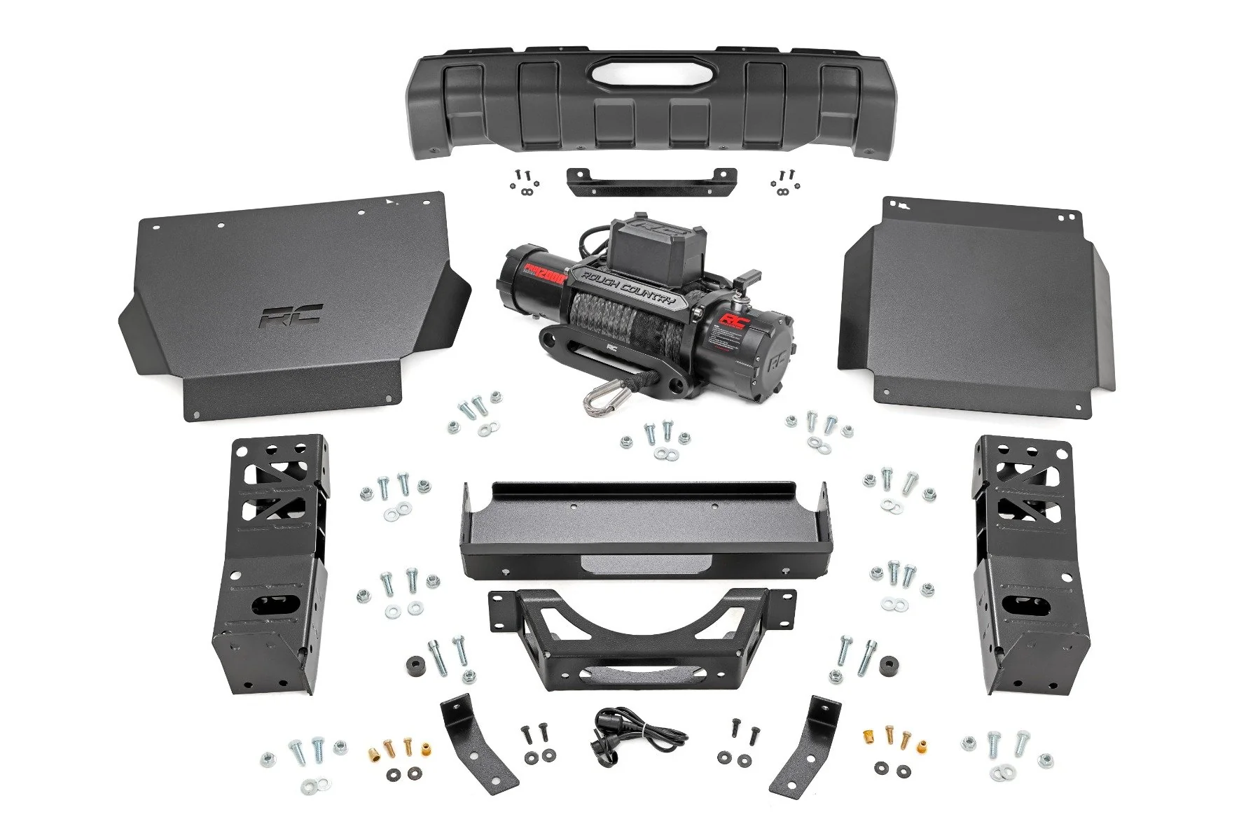 Rough Country Hidden Winch Mount | PRO12000S | for Toyota Tacoma 4WD (2024-2025) 10815
