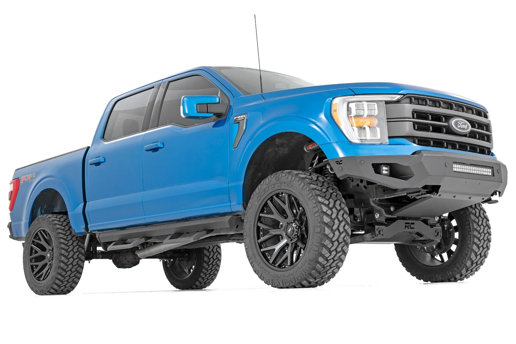 Rough Country High Clearance Bumper LED Lights & Skid Plate Ford F-150 21-22 10809A - Image 4