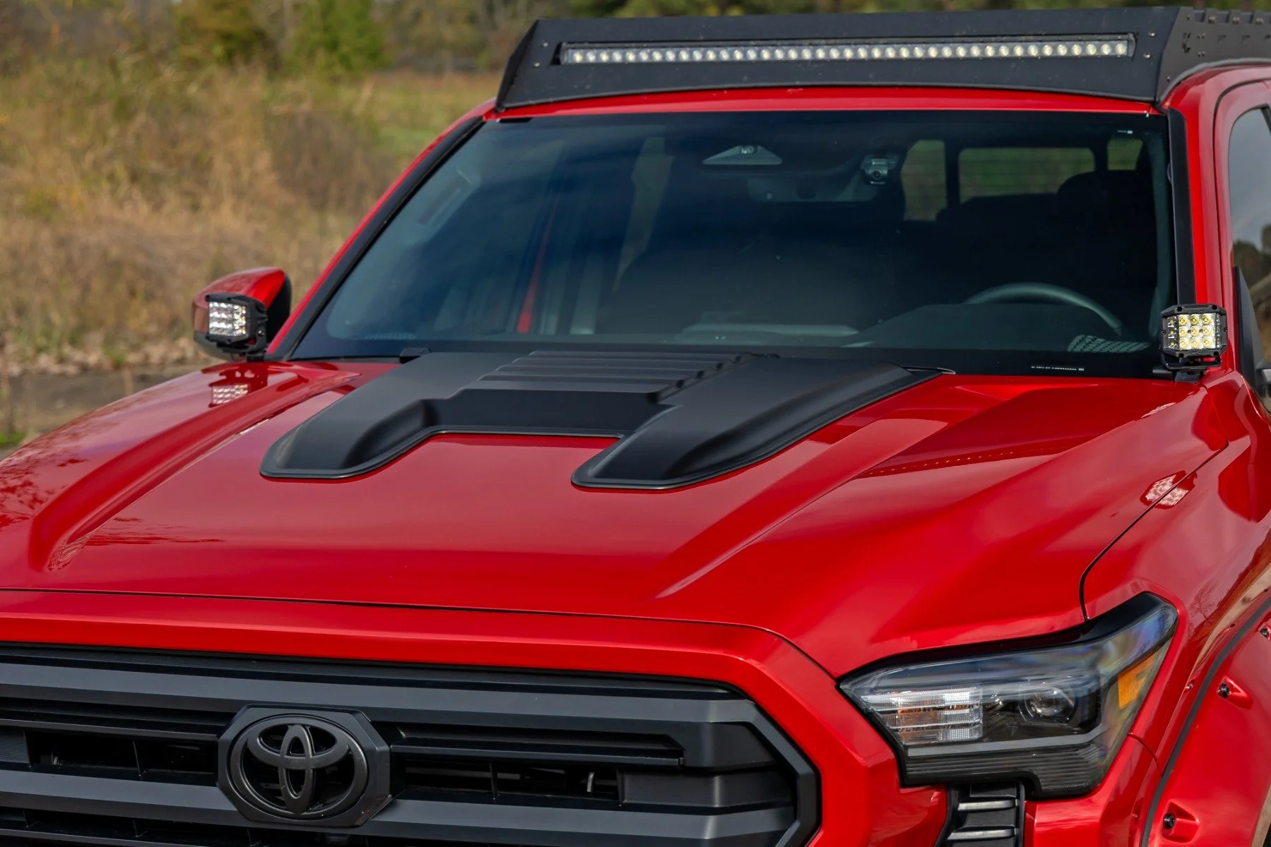Rough Country Hood Scoop 202 Gloss Black Toyota Tacoma 2024 HS80010-202 - Image 6